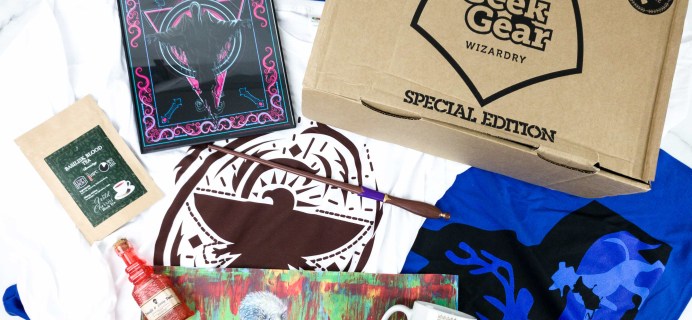 Geek Gear World of Wizardry October 2019 Special Edition Box Review