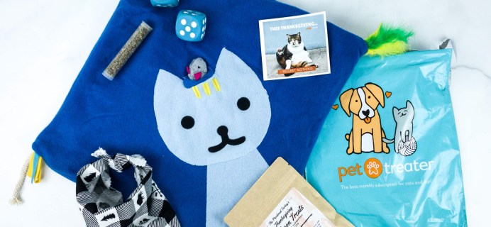 Pet Treater Cat Pack November 2019 Subscription Box Review + Coupon!