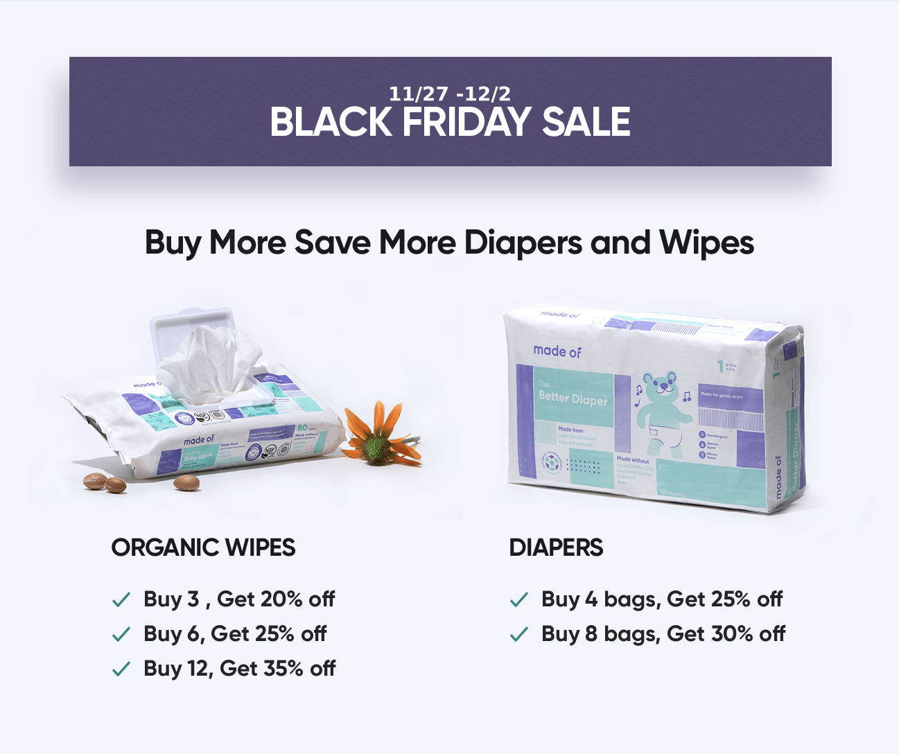 black friday diapers