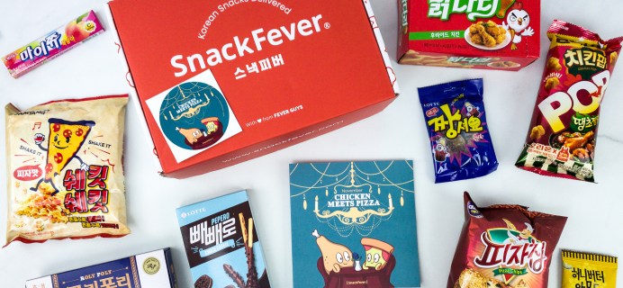 November 2019 Snack Fever Subscription Box Review + Coupon – Original Box!
