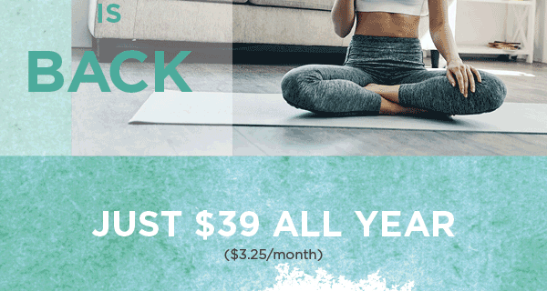 MyYogaWorks Cyber Monday Coupon: Get An Annual Subscription For Just $39 & More!