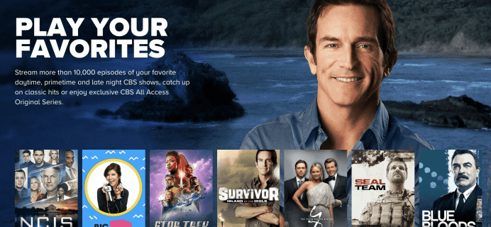 CBS All Access Sunday Night Movies + Get One Month FREE Trial Coupon!