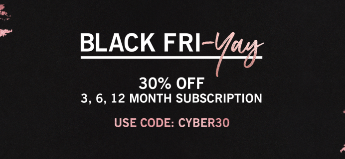 GLOSSYBOX Cyber Monday Sale: Save 30% On Subscriptions!