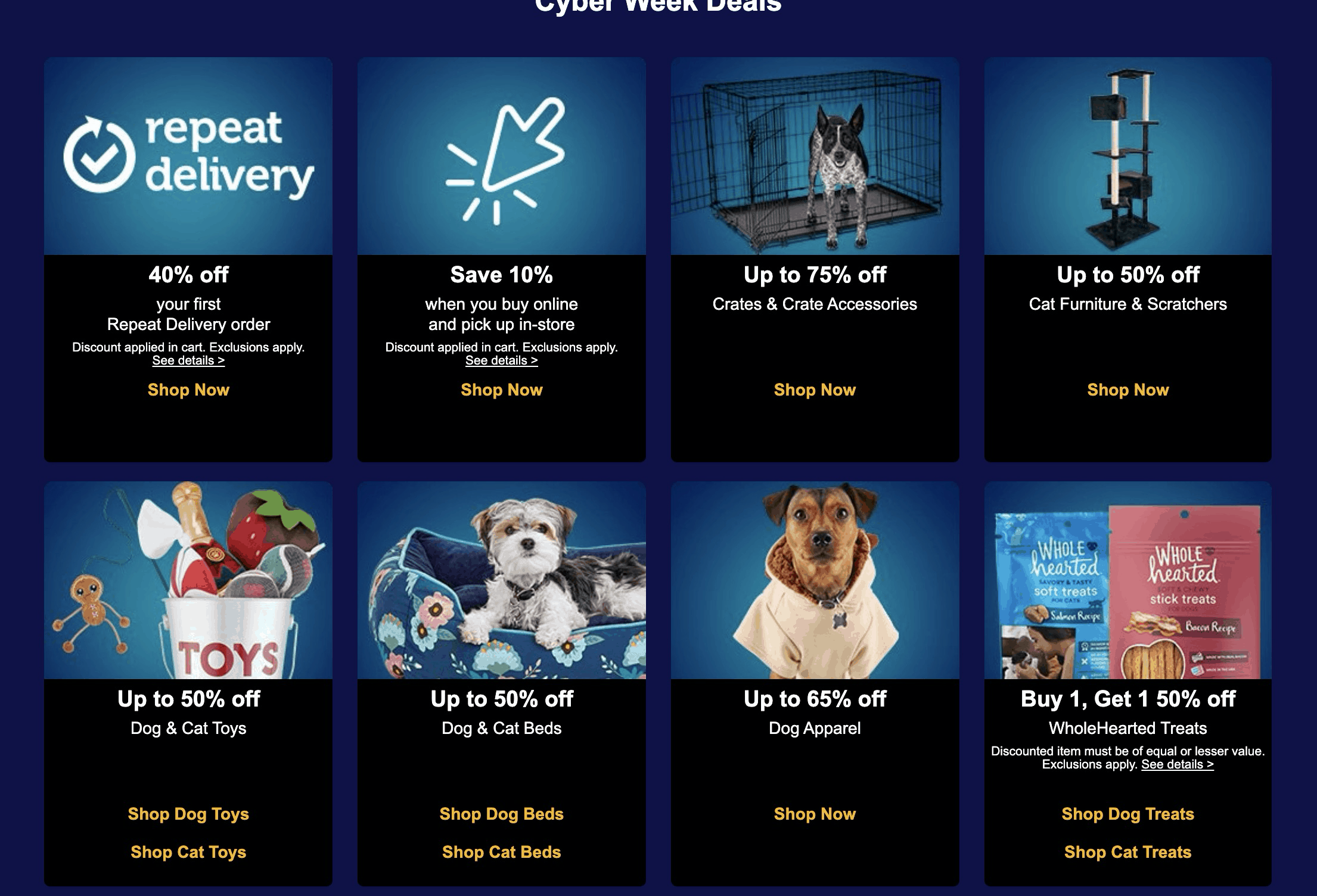 Petco Cyber Monday Deal Get 40 Off Your First Order On A Repeat Subscription Hello Subscription