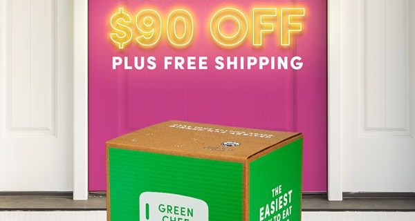 Green Chef Cyber Monday Deal: Get $90 off your first four boxes plus FREE shipping!