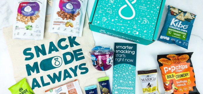 SnackSack November 2019 Subscription Box Review & Coupon – Classic