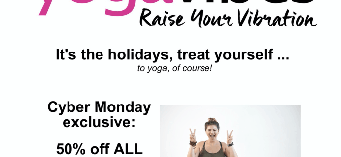 YogaVibes Cyber Monday 2019 Coupon: Get 50% Off!