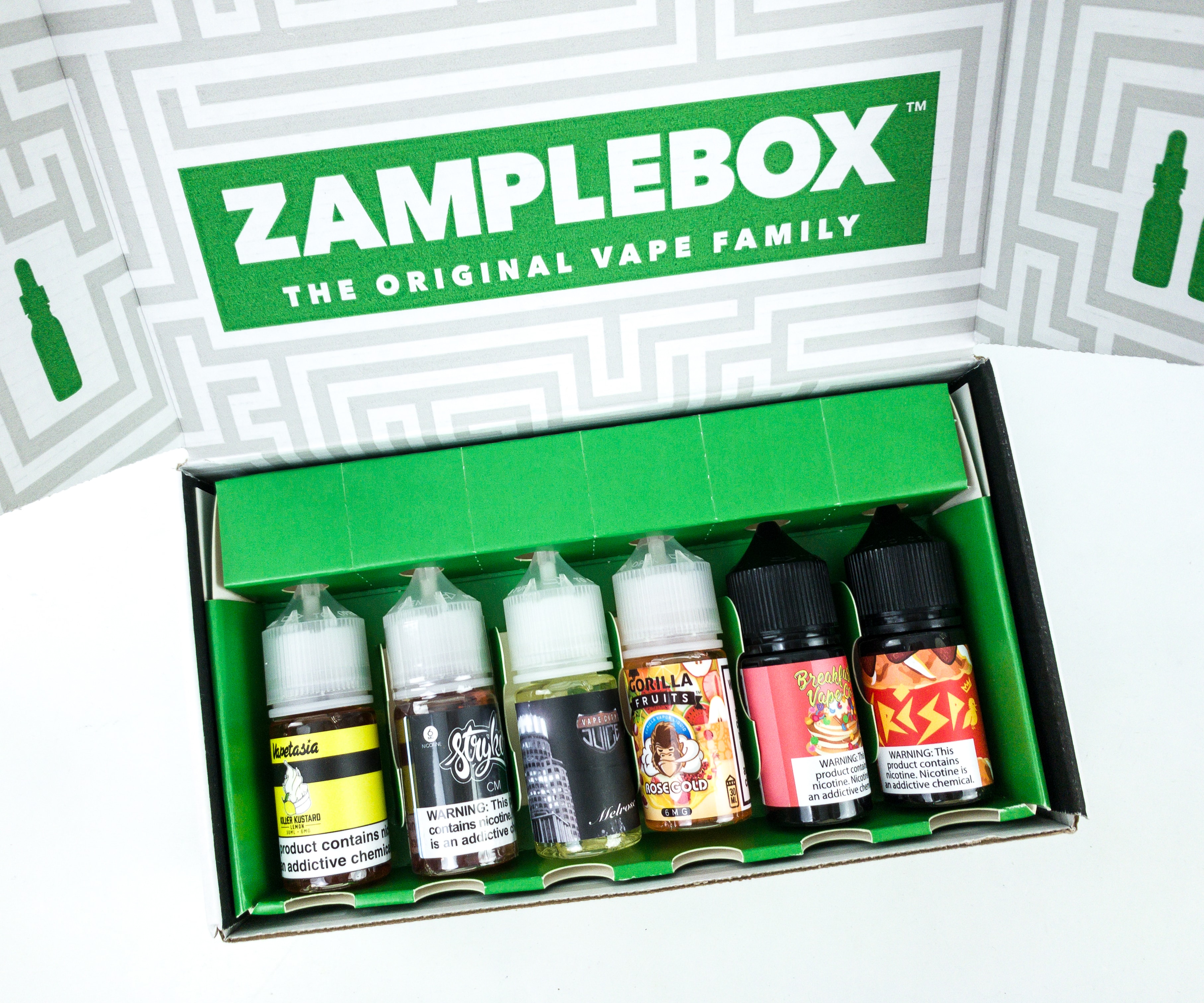 Zamplebox E Juice November 2019 Subscription Box Review Coupon