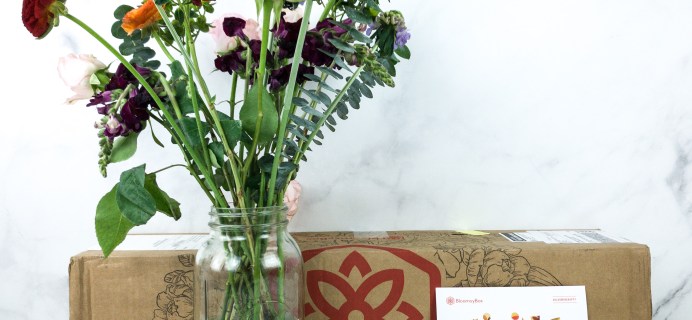 BloomsyBox Flower November 2019 Subscription Box Review & Coupon
