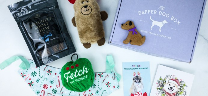 The Dapper Dog Box December 2019 Subscription Box Review + Coupon
