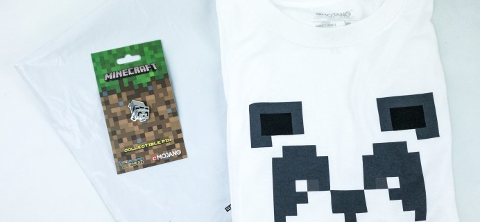 Minecraft T-Shirt Club December 2019 Subscription Box Review
