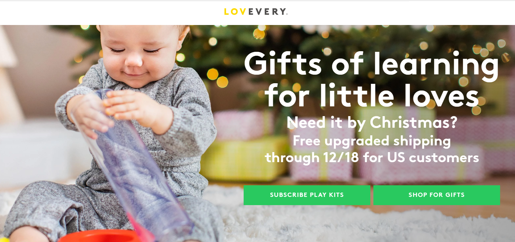 Lovevery Holiday Sale FREE Upgraded Shipping! hello subscription