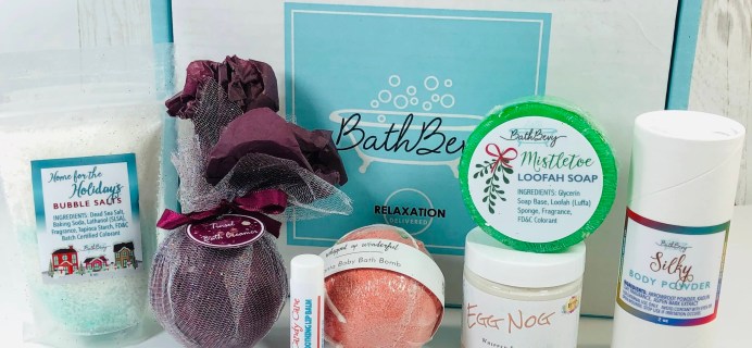 Bath Bevy December 2019 Subscription Box Review + Coupon