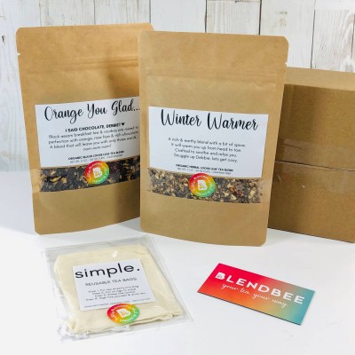 BlendBee Monthly Tea Club December 2019 Subscription Box Review + Coupon!
