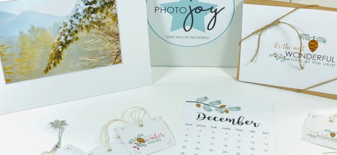 Photo Joy Box December 2019 Subscription Box Review + Coupon