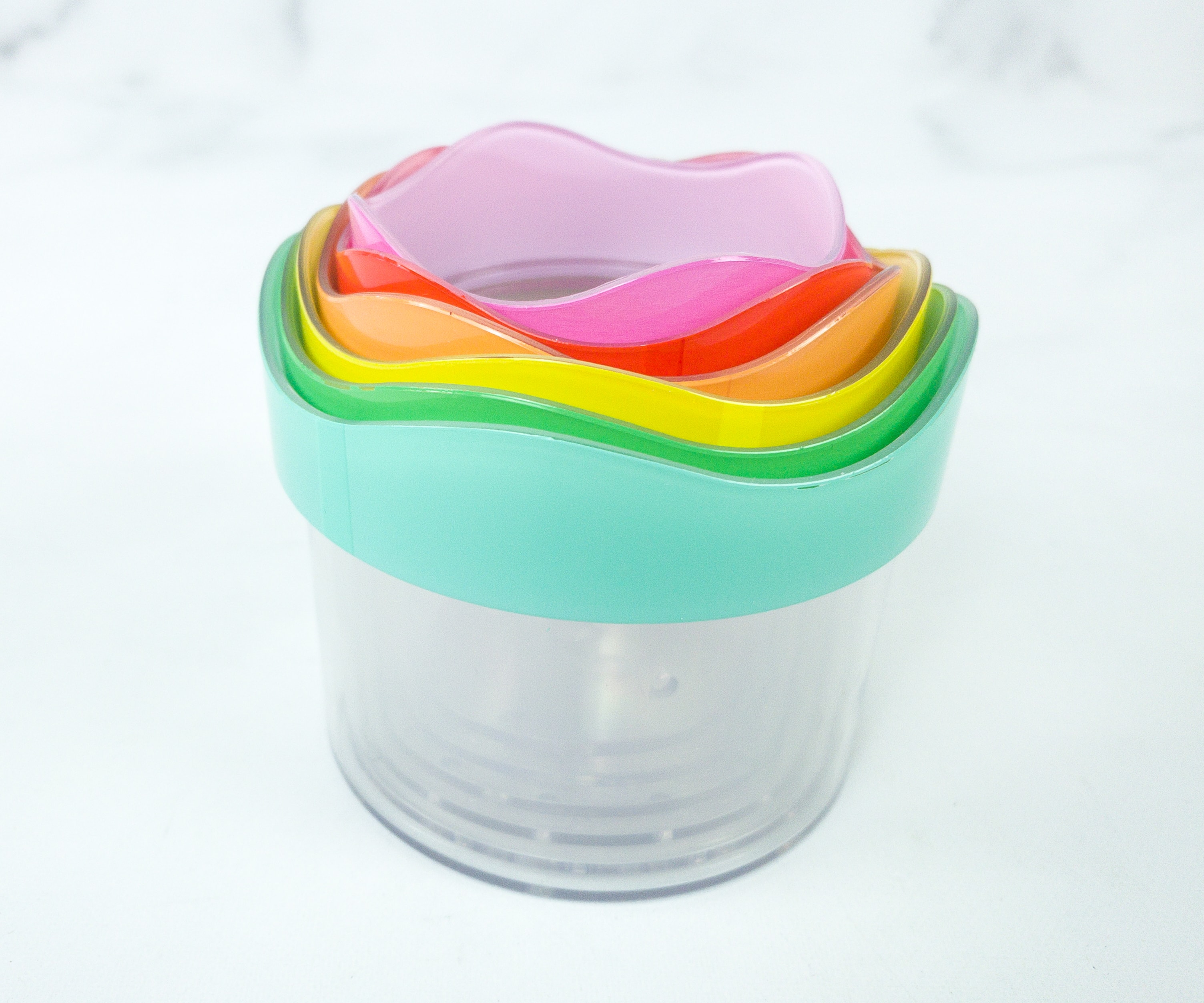 Nesting stacking cheap drip drop cups