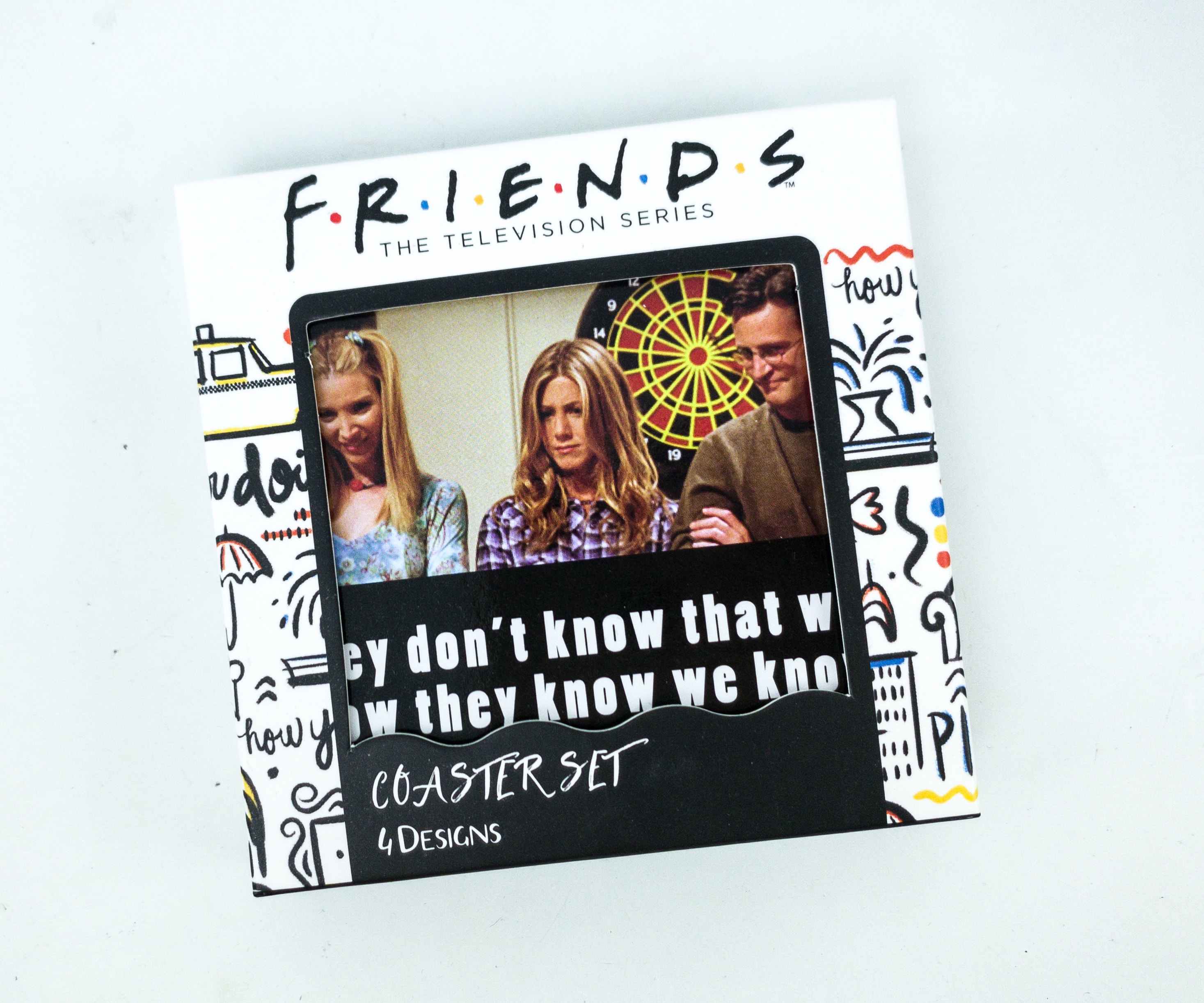 Incredible Friends Themed Subscription Box - March 2018  Friends  merchandise, Friends tv show gifts, Friends tv quotes