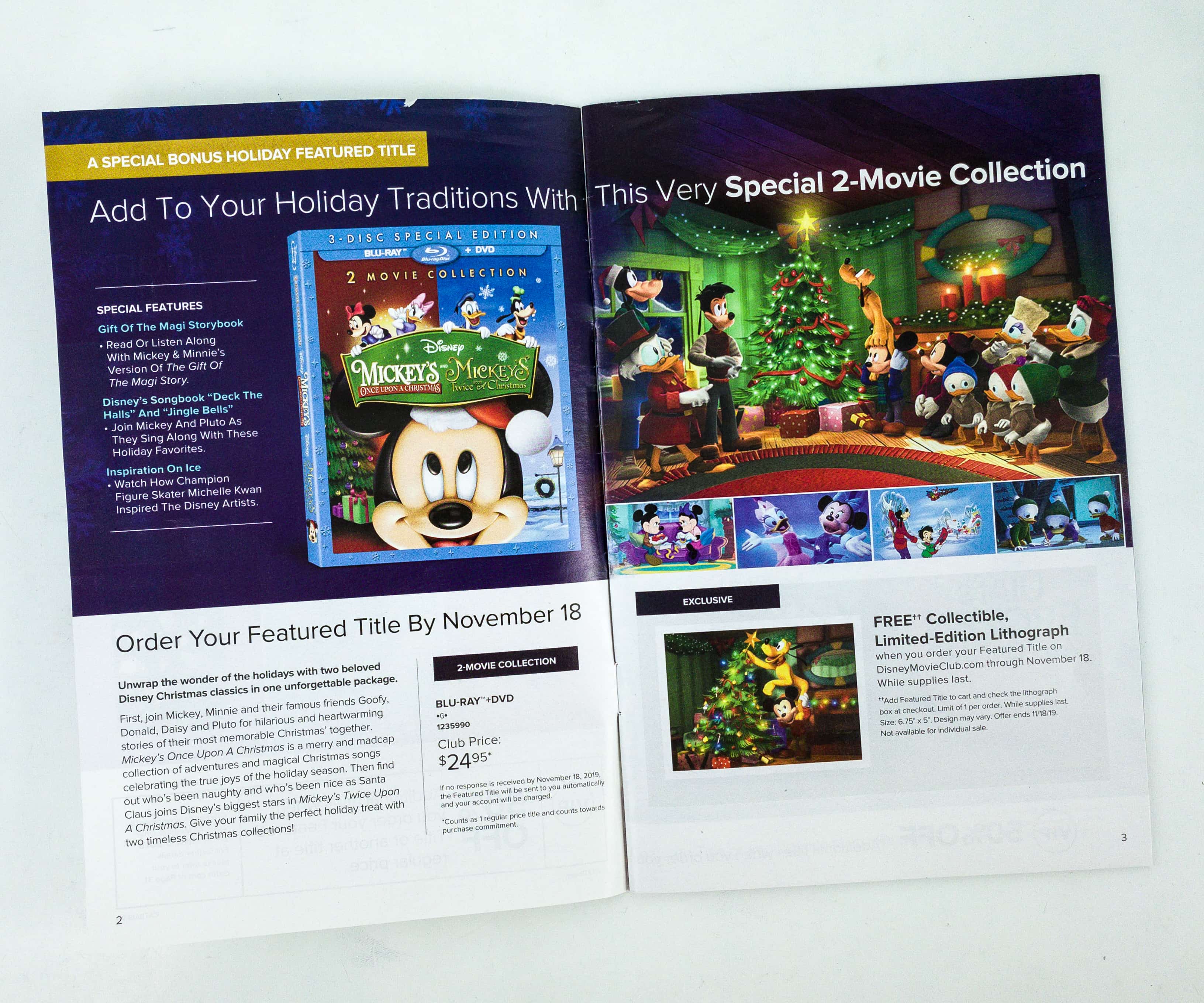 Disney Movie Club December 2019 Review + Coupon Special 2Movie