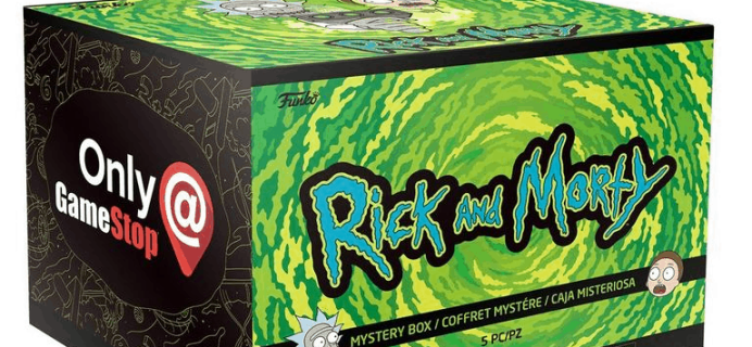 New GameStop Funko Rick and Morty Collectors Box Available Now + Spoilers!
