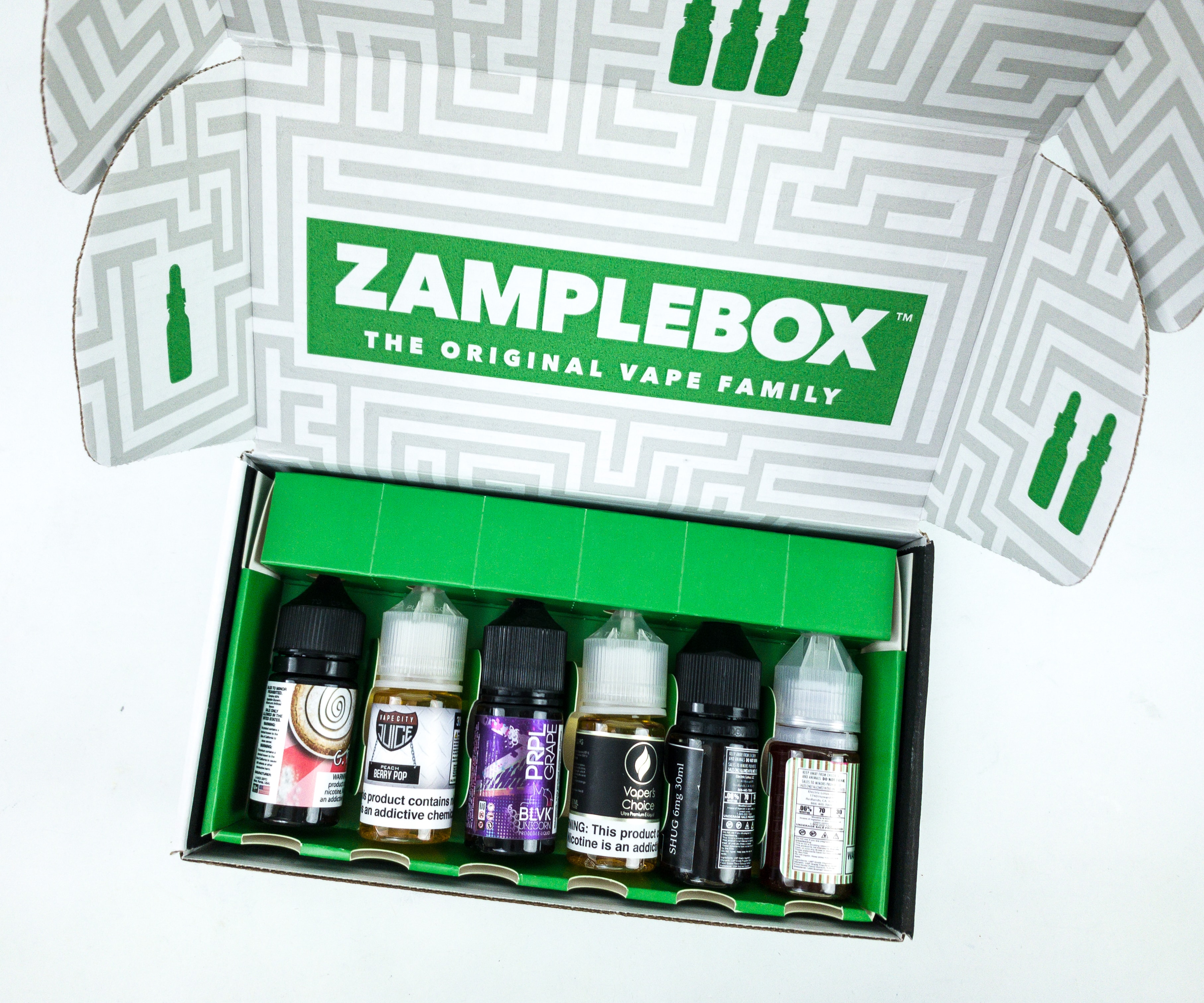 Zamplebox EJuice December 2019 Subscription Box Review + Coupon