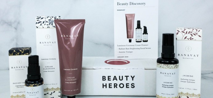 Beauty Heroes January 2020 Subscription Box Review