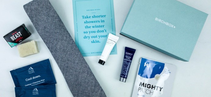 Birchbox Grooming January 2020 Subscription Box Review & Coupon