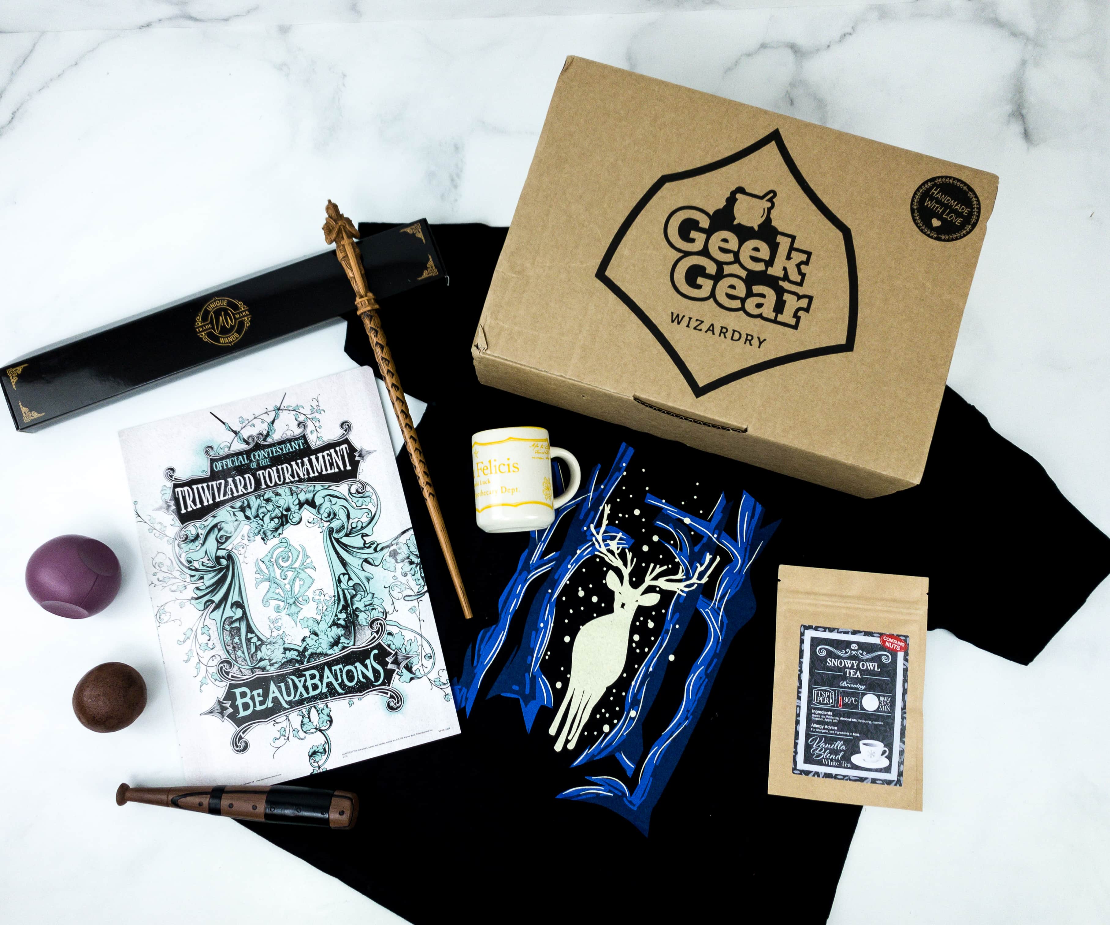 Geek Gear World of Wizardry December 2019 Subscription Box