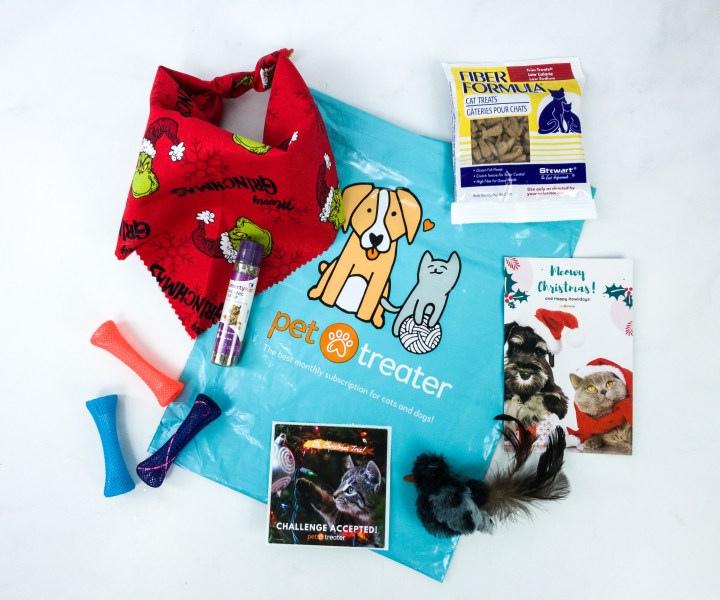 Pet Treater Cat Pack December 2019 Subscription Box Review + Coupon