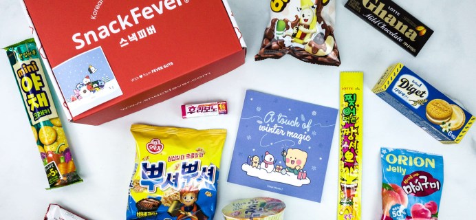 December 2019 Snack Fever Subscription Box Review + Coupon – Original Box!