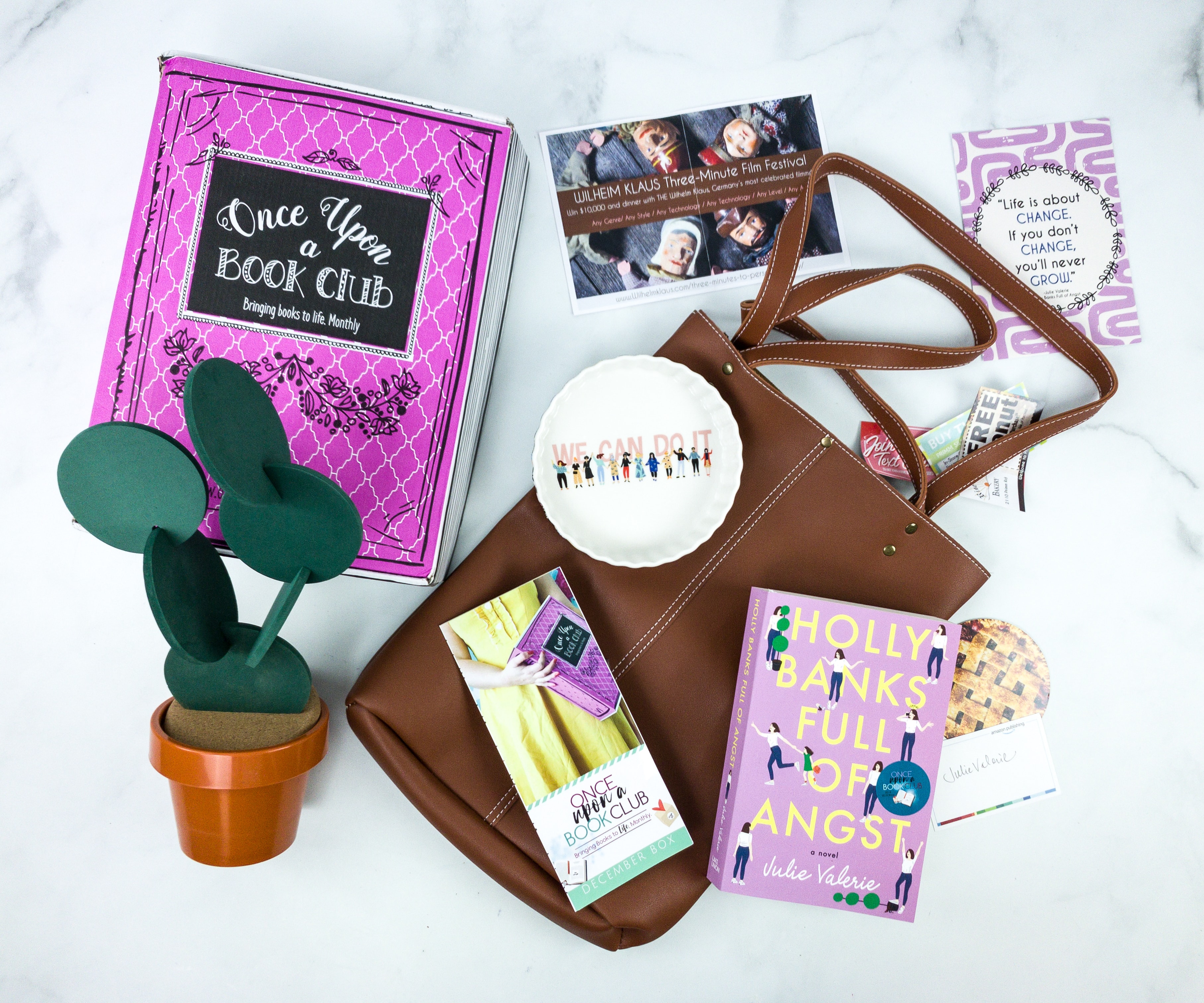 Once Upon A Book Club December 2019 Subscription Box Review Coupon Adult Box Hello Subscription