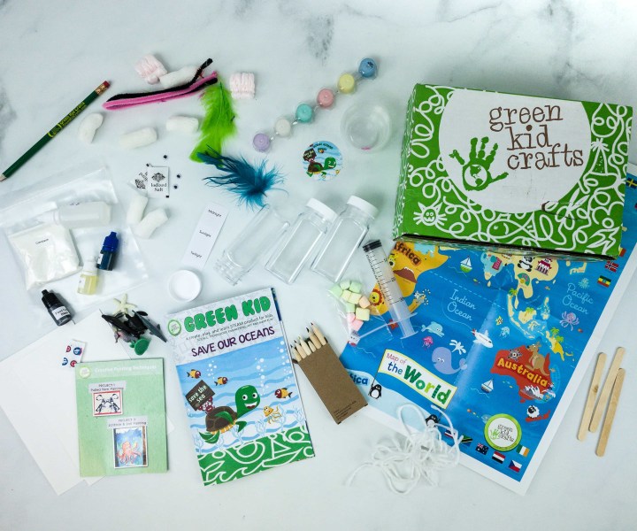 Green Kid Crafts SAVE OUR OCEANS Subscription Box Review ...