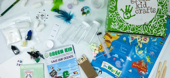 Green Kid Crafts SAVE OUR OCEANS Subscription Box Review + 50% Off Coupon!