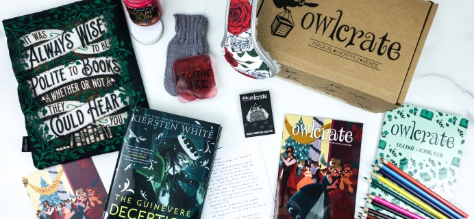 OwlCrate December 2019 Subscription Box Review + Coupon
