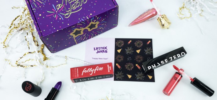Lipstick Junkie January 2020 Subscription Box Review + Coupon!