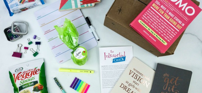 The Introverted Chick January 2020 Subscription Box Review + Coupon