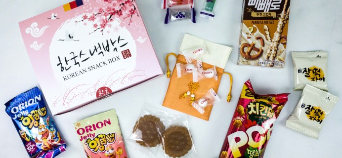 Korean Snack Box January 2020 Subscription Box Review + Coupon