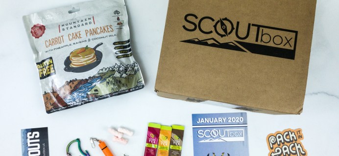 SCOUTbox January 2020 Subscription Box Review + Coupon