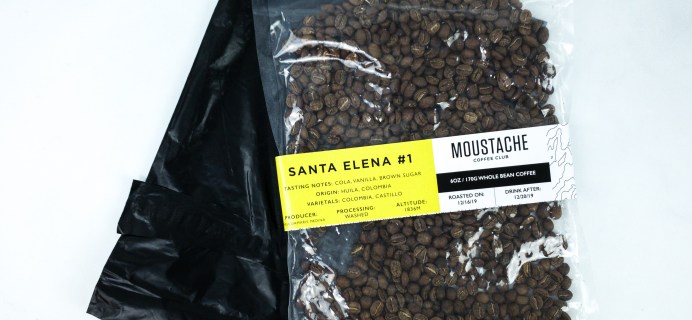 Moustache Coffee Club Subscription Review + Coupon – December 2019