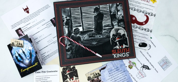 Sleuth Kings Subscription Box Review + Coupons – Case 027 KRAMPUS KIDNAPPINGS
