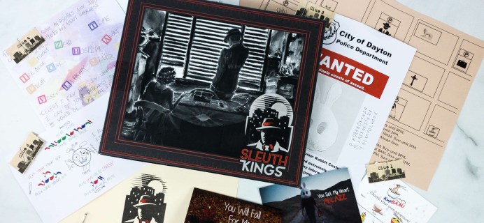 Sleuth Kings Subscription Box Review + Coupons – Case 026 SPARKY