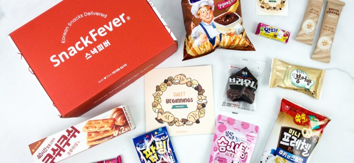 Snack Fever January 2020 Subscription Box Review + Coupon – Original Box!