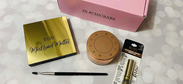 Chic Beauty Box January 2020 Subscription Box Review + Coupon!