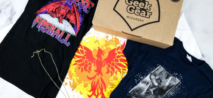 Geek Gear World of Wizardry Wearables January 2020 Review & Coupon