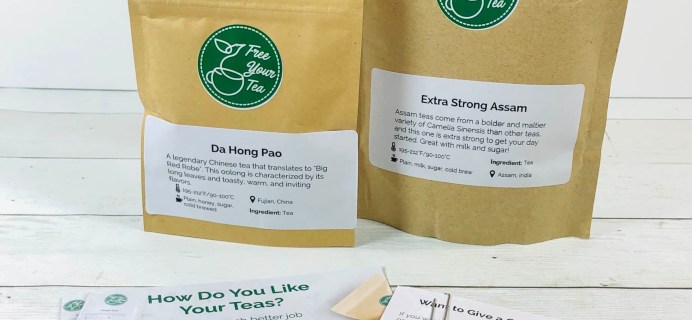 Free Your Tea February 2020 Subscription Box Review + Coupon