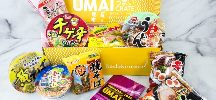 Umai Crate February 2020 Subscription Box Review + Coupon