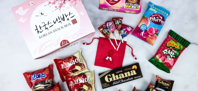 Korean Snack Box February 2020 Subscription Box Review + Coupon