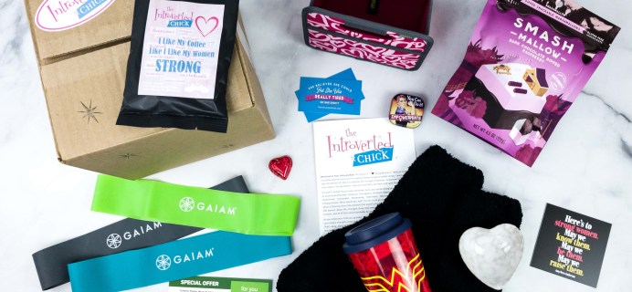 The Introverted Chick February 2020 Subscription Box Review + Coupon