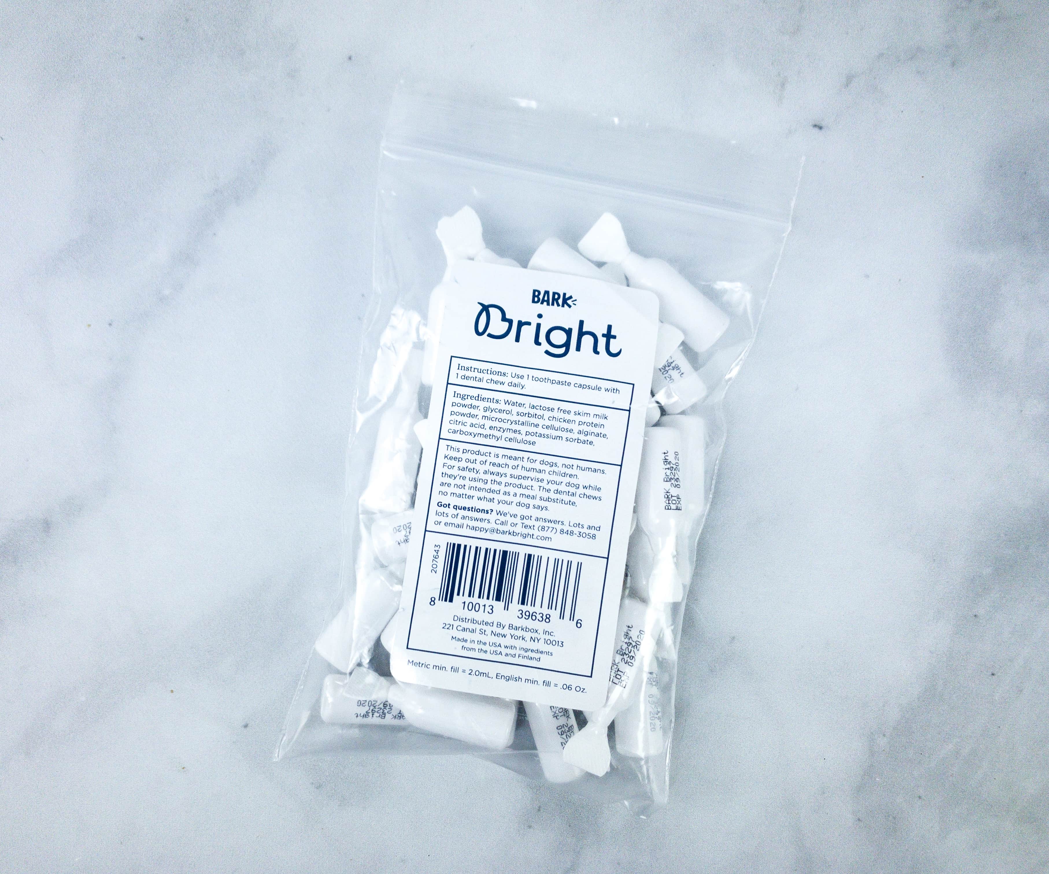 Bark Bright Dental Subscription Box Review hello subscription