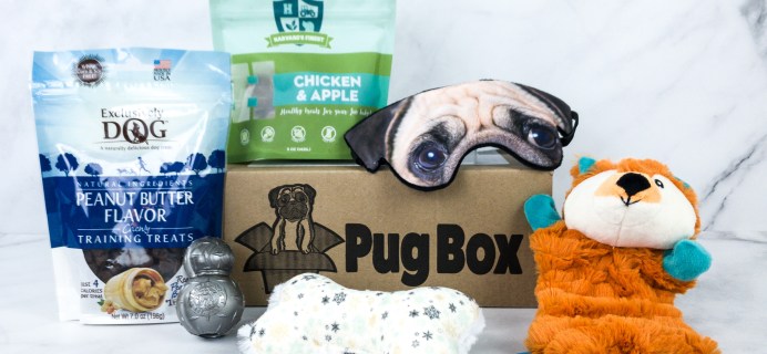 Pug Box January 2020 Subscription Box Review + Coupon!