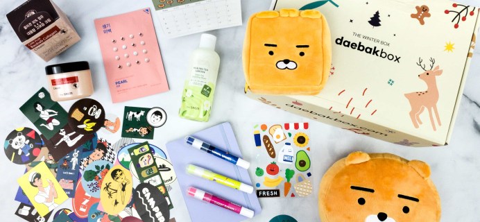 Daebak Box Winter 2019-2020 Subscription Box Review + Coupon